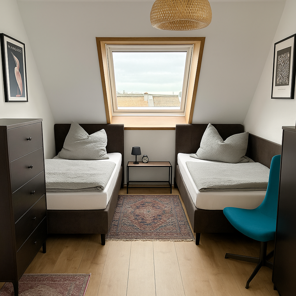 HZ1 · Haus Holzstraße – 8 Betten, Parkplatz Foto 6