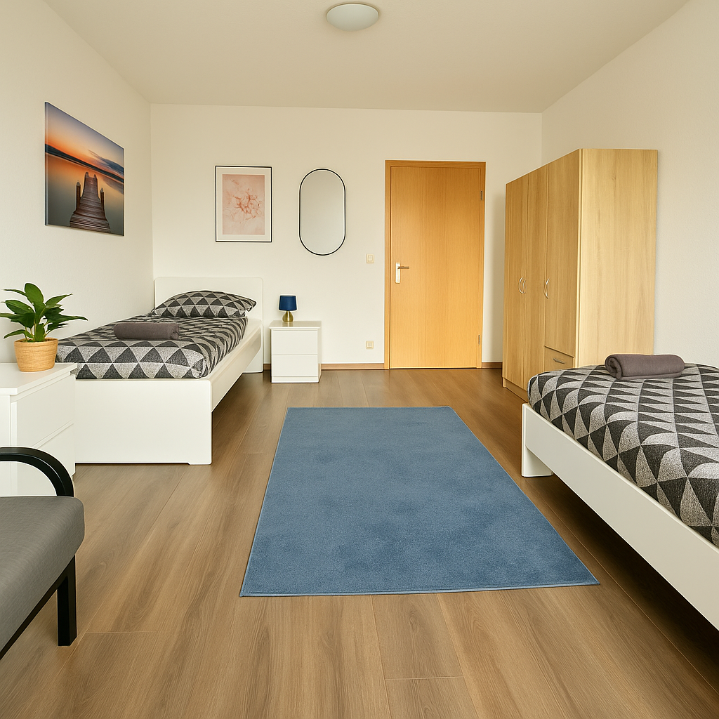 AP8-1 · Monteurzimmer Zentrum – 6 Betten, A38 Foto 4
