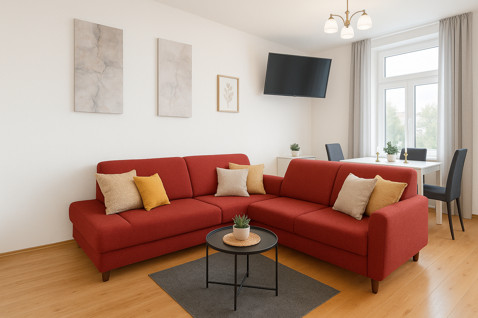 SS15-1R · Apartment Innenstadt – 4 Raum, Küche, Bad