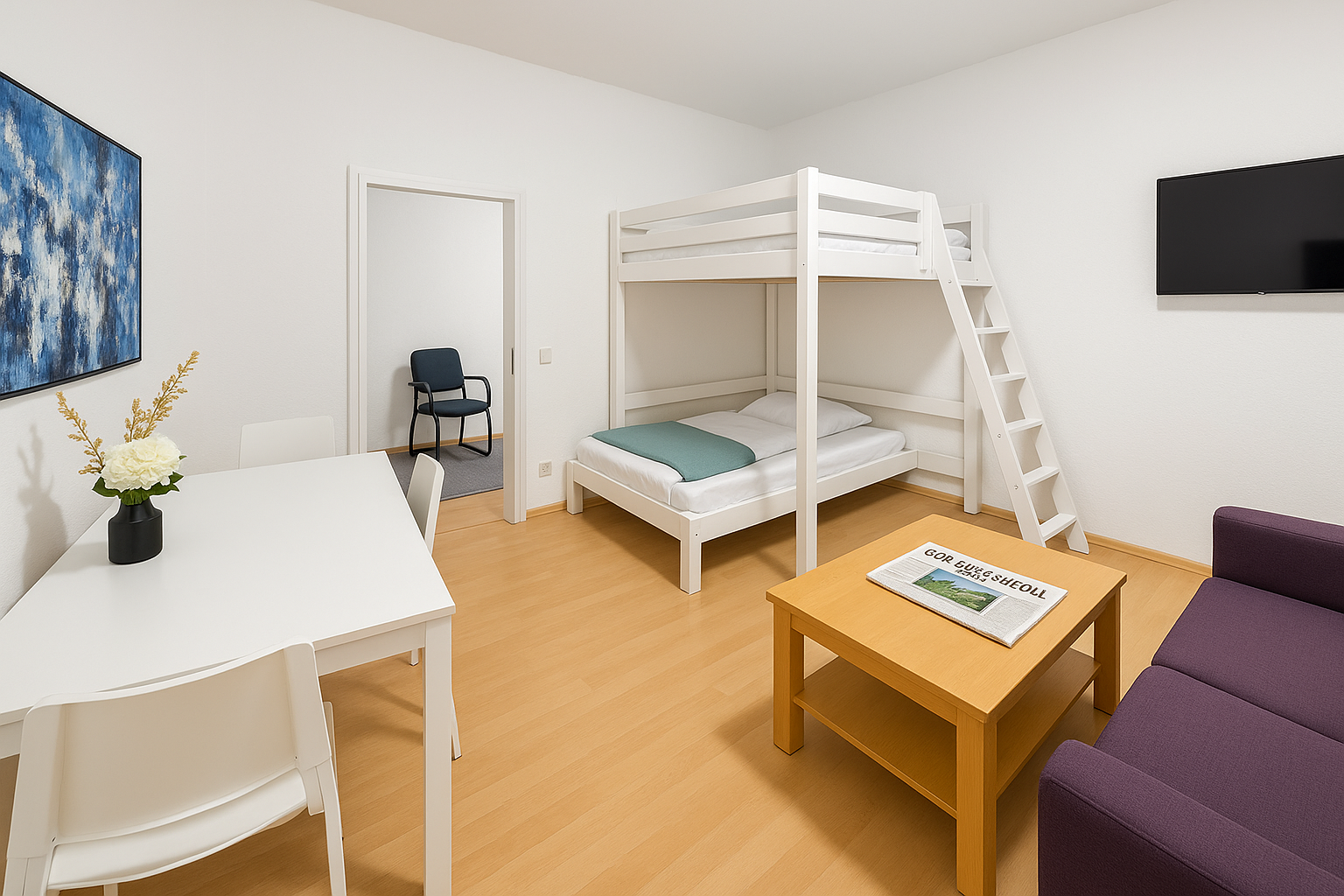 GS199-1 · Apartment Nord – 5 Pers., HBF nah Foto 4