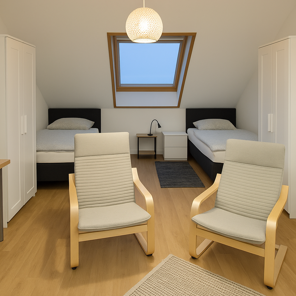 HZ1 · Haus Holzstraße – 8 Betten, Parkplatz Foto 17