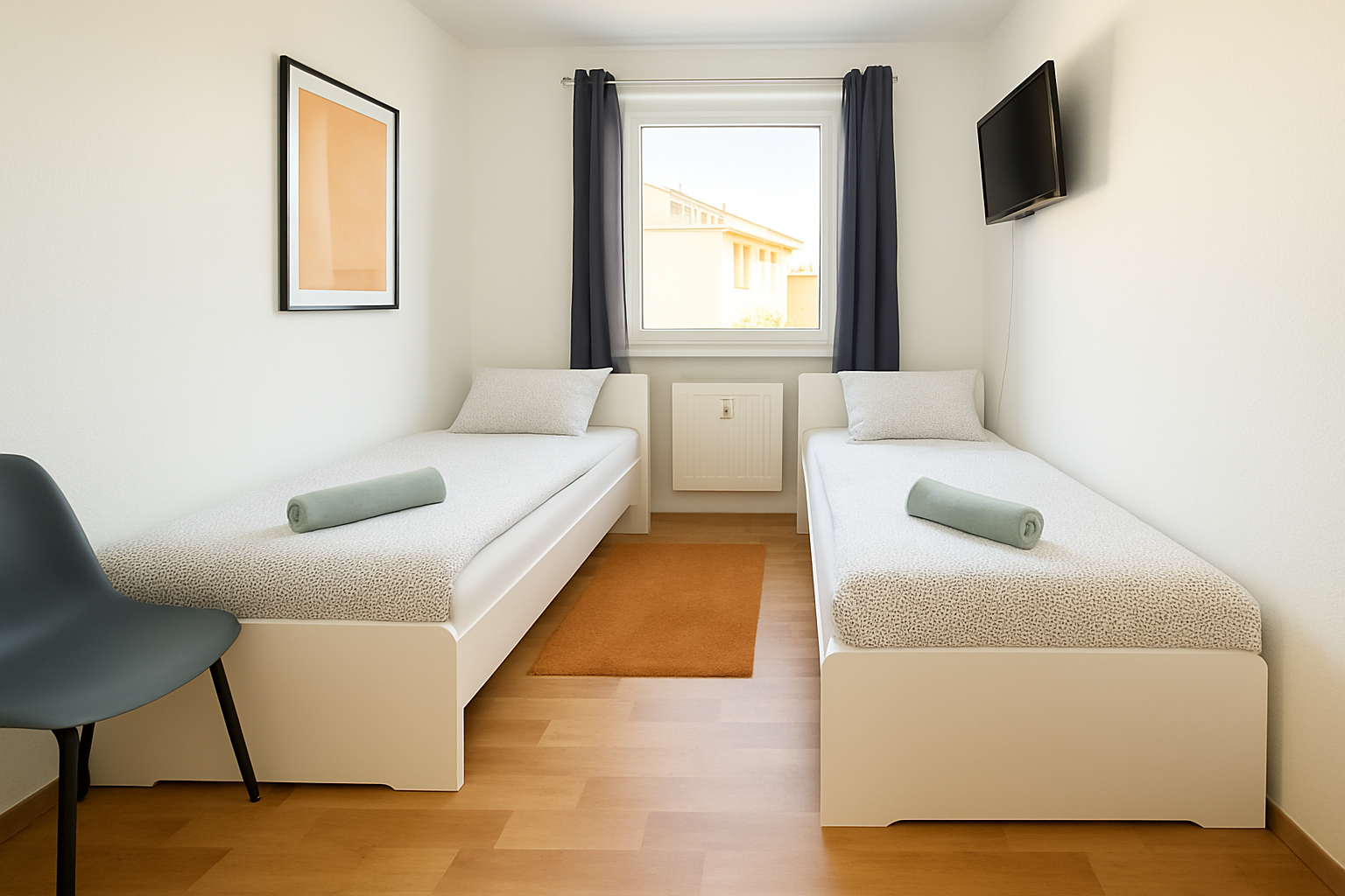 MS1-E · Monteurzimmer – 6 Betten