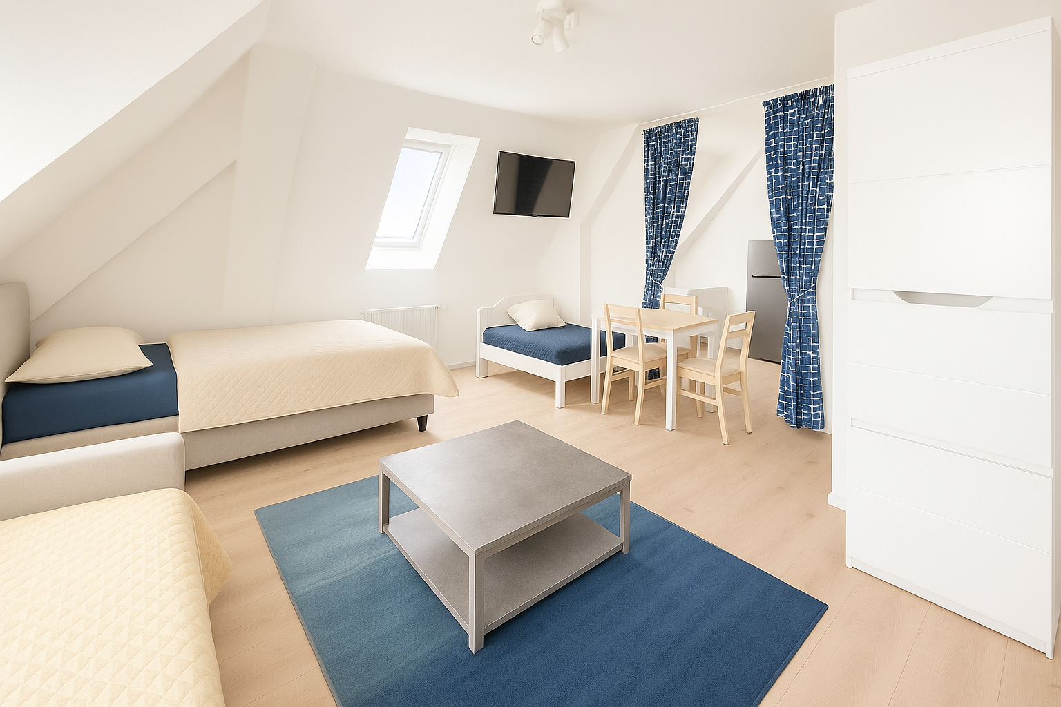 NS3-DG · Apartment DG – 4 Pers., Küche