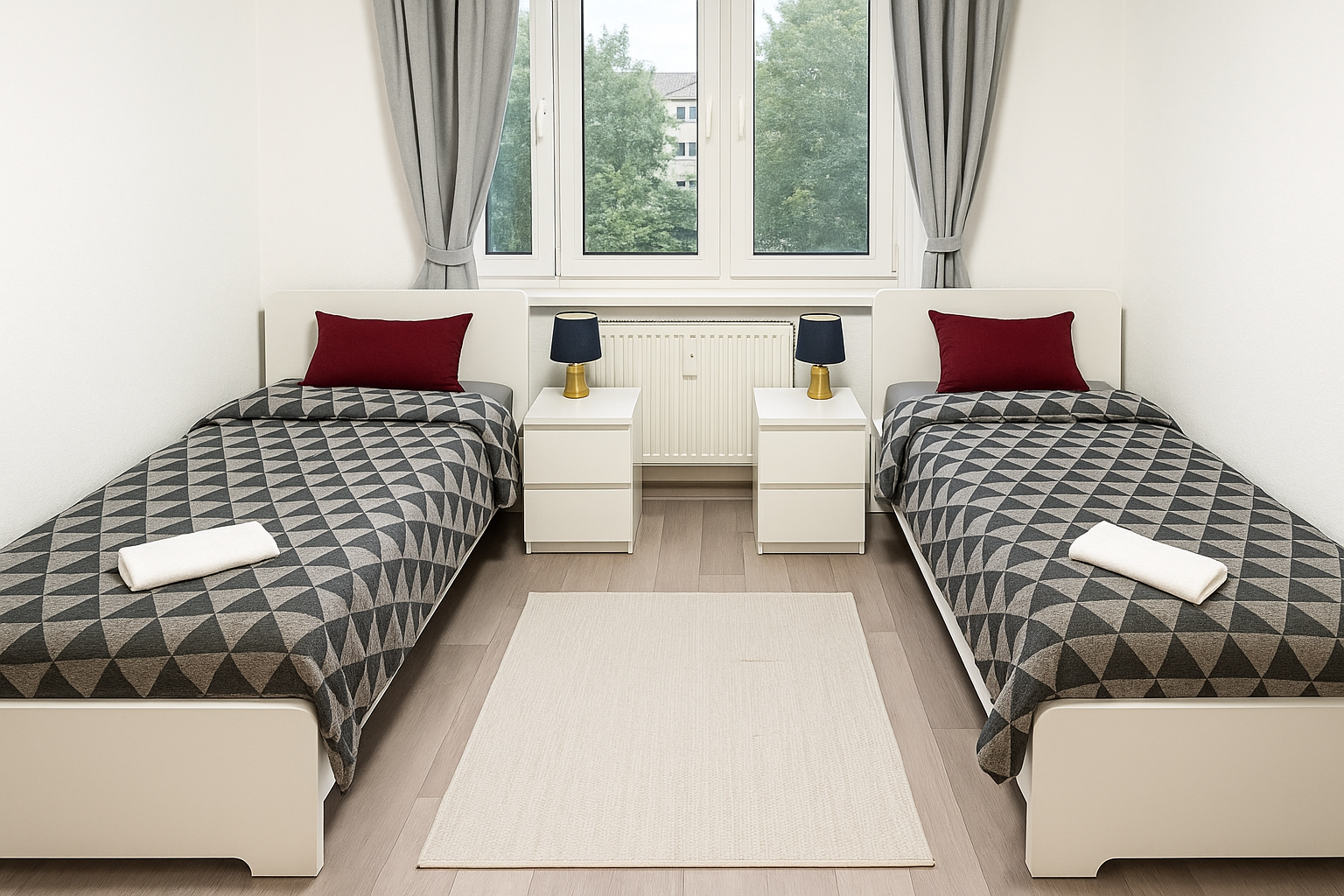 AP8-3 · Monteurzimmer Zentrum – 6 Betten